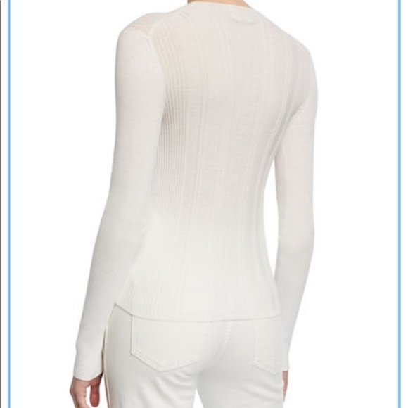 VINCE variegated rib knit long sleeve top NWT - Picture 14 of 14
